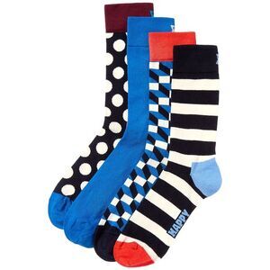 Happy Socks 4Pk Mix Socks, Multi